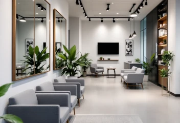 Espelho em ambiente comercial